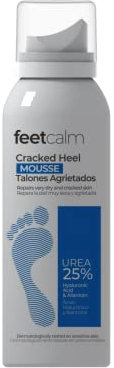 feetcalm - Crema para Pies y Piernas. Tratamiento Pieles Secas. Alivia Síntomas de Pies y Piernas Cansados. (Mousse Talones Agrietados 75 ml.)