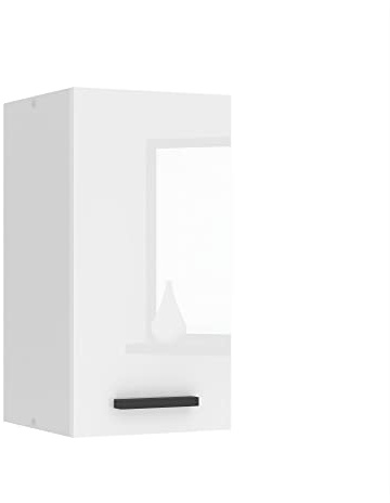 Belini Hängeschrank Küche SG 30 cm, mit 1 Tür, Weiß Hochglanz | Küchenschränke, Oberschrank, Küchenhängeschränke, Wandschrank Hängend
