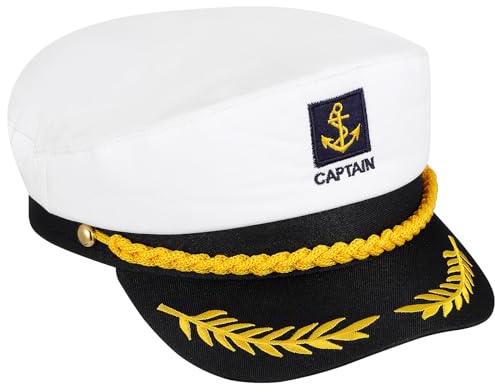 VALICLUD Cappello Capitano Yacht Uomo E Donna Cappello Marinaio Accessori Per Barca Pacchetto