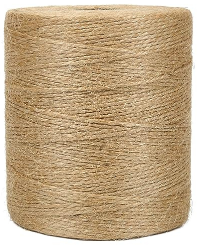 Vivifying 400m Jute-Schnur, Braun Juteschnur für Garten Bilder Pflanzen Basteln
