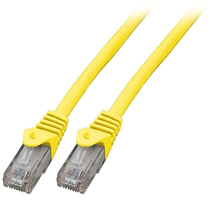 EFB AWG24/7 - Cable de red RJ45 U/UTP (cat. 5e, LSZH, 25 m), color amarillo