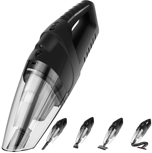 Steinborg Aspirapolvere manuale a batteria, potenza di aspirazione 6500 Pa, funzione di aspirazione dell'acqua, filtro HEPA, aspirapolvere, aspirapolvere a batteria, aspirapolvere a mano