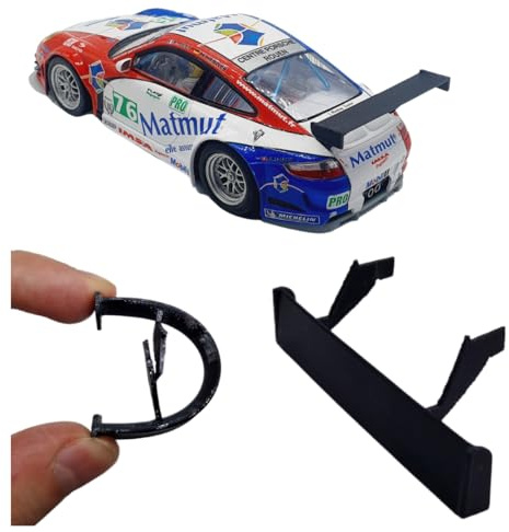 Blackslot Flexibler Spoiler – Carrera Zubehör für 124 Porsche GT3 RSR, Carrera Bahn Tuning Ersatzteil Kleinteil im Maßstab 1:24