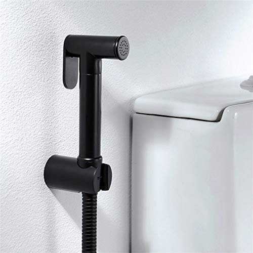 Schwarzes Waschwasserhahn-Set for Damen, voll druck- und auslaufsicheres Handheld-WC-Sprüher-Set | Handgehaltener Stoffwindelsprüher for die Toilette | Einfach zu installierende Badezimmerwindel