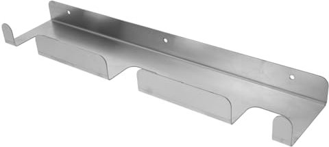 Alipis Wall-mounted Pizza Peel Holder Stainless Steel Rack Kitchen Tool Display Modern Design Easy to Assemble