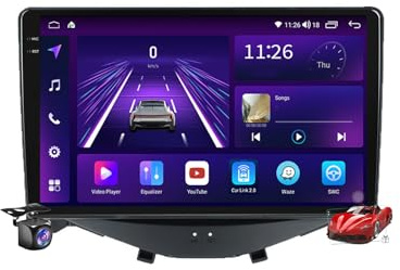 M6 plus3,Android 15.0 Radio 2 DIN Estéreo con 4G 5G WiFi DSP Carplay Android Auto para Aygo/108/C1 2014-2021 GPS Sat Navi 9'' MP5 Multimedia Vídeo Reproductor BT FM Receptor