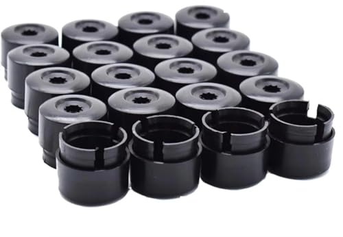 Wheel lug bolts Compatible With VW For T5 T6 2003-2020 19mm Car Wheel Nut Bolt Head Cover Caps