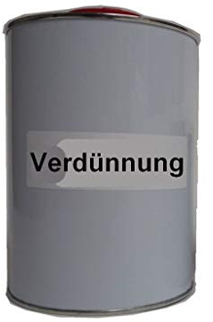 Lackpoint Verdünnung für 2K Lacke, Polyurethan (PU), Glänzend, Lackverdünner, Holzlack, Lack, für Holz, Metall, 500ml, 1000ml, 1L (1 Liter)