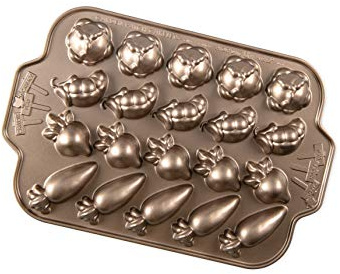 Nordic Ware Garden Patch Sartén de Aluminio Fundido, marrón (Toffee)