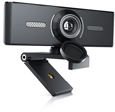 CSL - Webcam mit Mikrofon - 1080p Full HD 60 Hz - 2K – WQHD 1440p – 2560 x 1440 @ 30 Hz - Full-HD mit 60 Hz - Dual Mikrofone – Stativgewinde ¼ Zoll – weißabgleich – inkl. Abdeckung