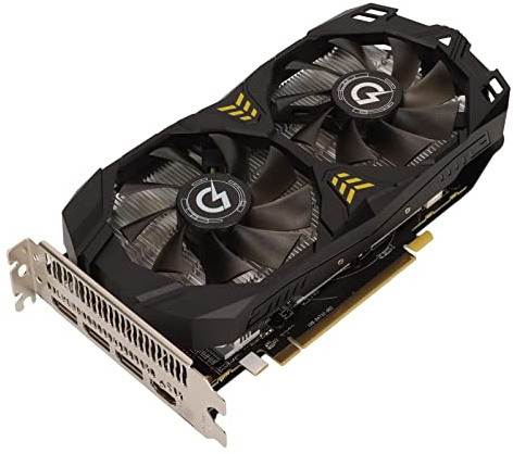Scheda Grafica RX580 8G, Scheda Grafica 6 Pin 8 GB GDDR5 (256 Bit) con di Raffreddamento a Doppia Ventola, HDMI, DP, PCI Express 2.0, per L'editing Video di Giochi per Computer