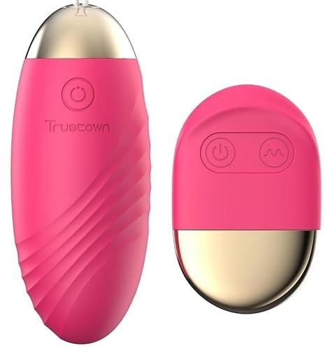 Bullet Vibrator Trustown Vaginal Vibrating Egg Fernbedienung für G-Punkt Klitoris Stimulation Premium Soft Silikon 10 Vibrationsmodi Wiederaufladbar Adult Sex Toys für Frauen und Paare