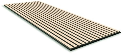 0.965m² Solide 3d Lamellen, 3d Paneele, Holz Wandpaneele Deckenpaneele, Dekoren, 2,2 cm stärke schalldämmung, PET Filz (10015 Nature OAK)