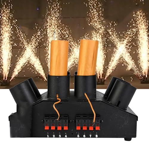 W-Lynn 8 Bases para la máquina de Fuegos Artificiales de Fuente fría de Escenario de Control Remoto inalámbrico para Fiesta de Boda