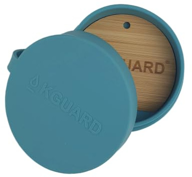 KGuard Wax Box with Bamboo Scraper and Comb. Soft Box to Carry, Recycle & Protect Your Surf, Kitesurf or SUP Wax
