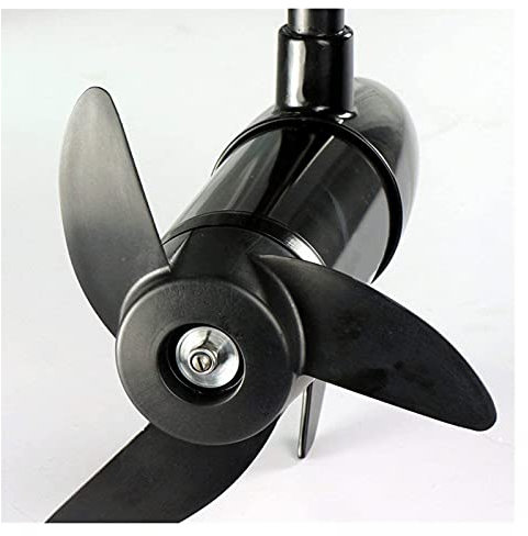 DIGNIFE Outboard Motors, Inflatable Boat Electric Motor Portable Electric Model, Black, Without Battery electric boat motor