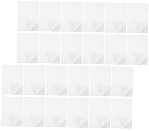 HAPINARY Selbstklebende Etikettenpapier Weißes Aufkleberpapier Bedruckbares Papier Für Maschine Mattes Etikettenpapier Bürobedarf Für Kunstprojekte Und Preisschilder