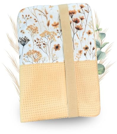 Malino Premium Windeltasche für unterwegs – Cozy Beige - Organizer für Windeln, Feuchttücher & Baby-Essentials, Baby Kosmetiktasche im Boho-Design