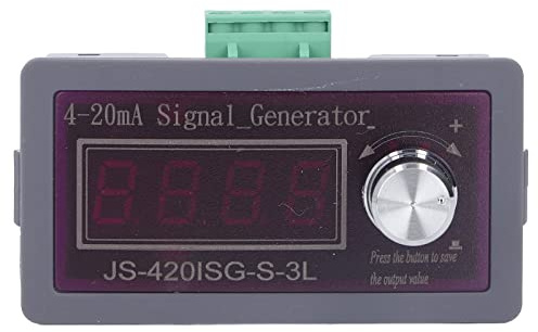 Srliya Générateur de Signal de Courant 4 20ma Générateur de Signal de Tension de Courant avec Interface D'alimentation de Batterie Simulator Analogique Affichage à 4 Chiffres Réglable