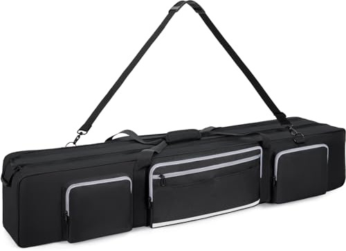 Stativtasche, Fotostativtasche, 129 x 25 x 25 cm Gepolsterten Trennwänden | mit Herausnehmbaren,Lichtstativtasche mit stoßfester für Kamerastative,Einbeinstative,Lautsprecherständer,Zubehör,Wasserdicht