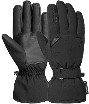 Reusch Kai R-TEX XT Gants de Ski Unisexes, imperméables, Coupe-Vent, Respirants, Isolation TecFill, Hybrid PU Conductive, Compatible avec écran Tactile, Softshell, Doublure MicroActive, pour Homme et