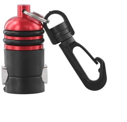Adjustable Magnetic Scuba Regulator Hose Holder for OCTOPUS Holder for Diving Equipment Secure Clip and Quick Release Compatible with Standard Regulators (Red)