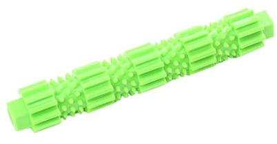 Dog Teething Stick Includes Teeth Cleaning Spikes and Snacks Dispenser for Dentals Care Durability Washable Dog Chew