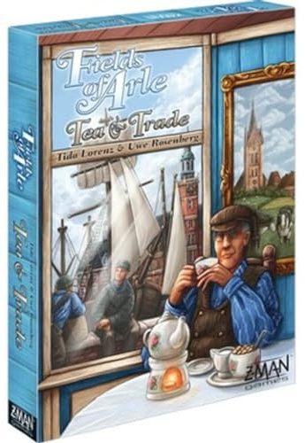Z-Man Games Fields of Arle Tea and Trade Board Game Expansion - Enhance Your Farming Experience! Farming Strategy Game for Kids & Adults, Ages 14+, 1-3 Players, 120 Minute Playtime, Made by Feuerland
