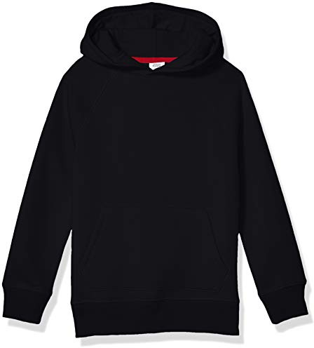 Amazon Essentials Boys' Fleece Pullover Hoodie Sweatshirts, Black, XX-Large
