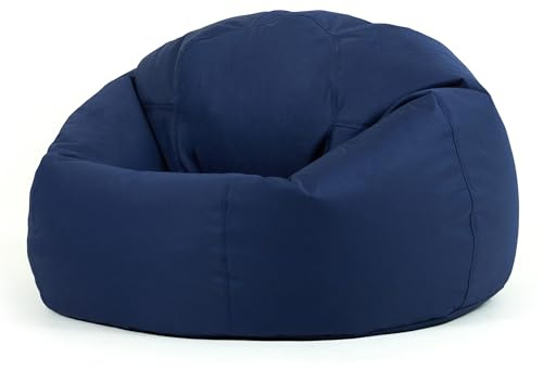 Bean Bag Bazaar Kingston Outdoor Bean Bag with Filling Included, Blue