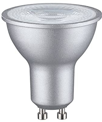Paulmann 28753 LED Lampe Reflektor 7W dimmbar Leuchtmittel Chrom matt effizientes Licht Warmweiß 2700K GU10