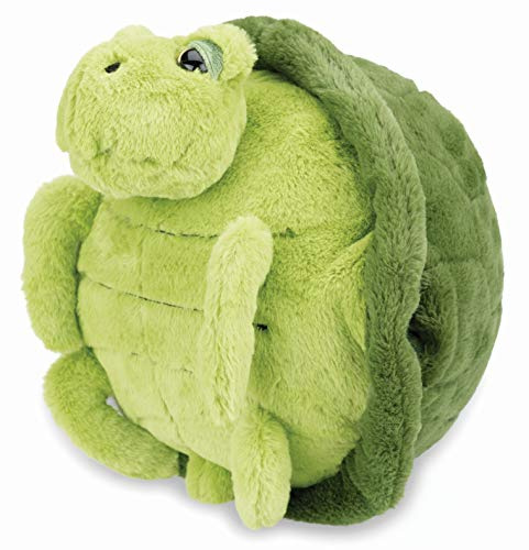 COZY NOXXIEZ Kuschelige Plüsch Kinder Handwärmer - Kuscheltier, Stofftier, Kopfkissen als Flauschiges Wärmekissen Plüschtier für Bett, Auto und Zuhause (Schildkröte)
