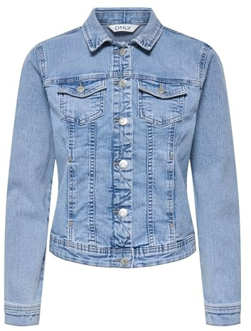 ONLY damjeansjacka ONLWONDER jeansjacka, Ljusblå denim, S