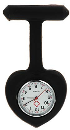 UKCOCO 1stück Herzform Fob Uhr Praktische Broschen-taschenuhr Für Pflegekräfte Leicht Ablesbar Tragbar Für Im