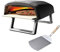 MasterPRO Napoli | Horno para Pizza | Horno de Gas Portátil de Rápida Cocción Hasta 500ºC y Pala de Acero Inoxidable| Pizzas Listas en 60 Segundos | Bolsa de Transporte y Bandeja de Piedra Incluidas