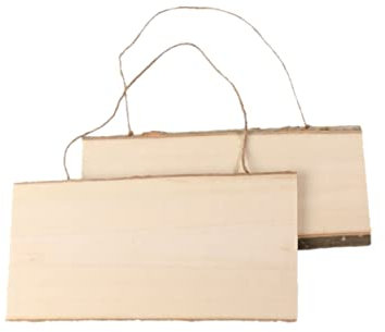 Ciieeo Hängende Gemäldeanhänger 2 Holzbretter Mit Seil Perfekte Wanddekoration Für Zuhause
