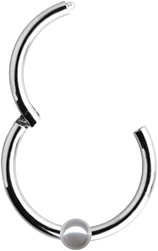 Piercing Clicker ECHT GOLD Nasenring Nasenpiercing Scharnier Gelenk Ring Nase Septum Ohr Goldpiercing Goldclicker
