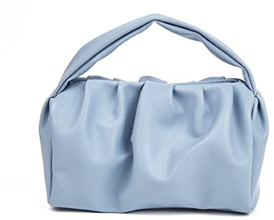 SilteD Kleine Handtasche für Damen, weiches Leder, Clutch, Geldbörse, Handtasche, Cloud-Beutel, niedliche Handtaschen, Damen-Partytasche, Hochzeitstasche, elegante Abendtaschen