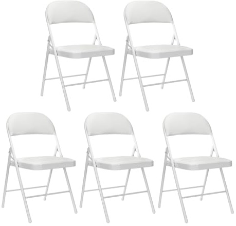 THINIA HOME Pack 5 Sillas Plegables Acolchadas