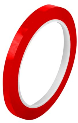 Tabanzhe Brand Electrical Tape - 5mm x 66m, Strong Self-Adhesive PVC Insulation Tape for Insulating, Repairing, and Protecting Electrical Wires, 1 Roll, Red