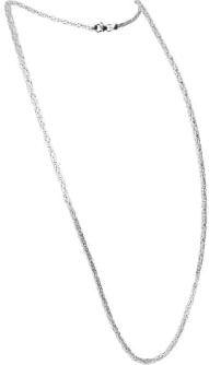 FILANGO Halskette 925er Silber Königskette rhodiniert/vergoldet - Goldfarben, Silberfarben