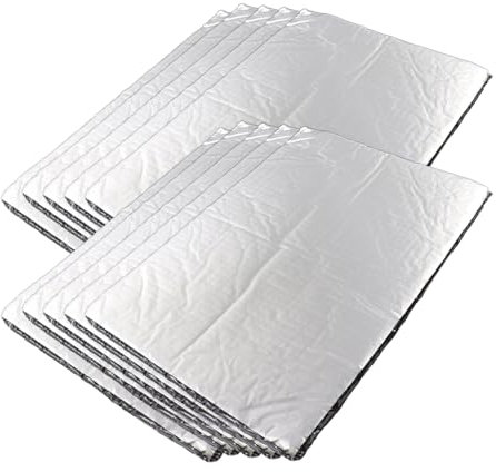 Hsthe Sea Tappetino insonorizzante per Cofano Auto da 10 Pezzi Tappetino insonorizzante per Cofano Auto Isolante Termico Silenzioso per Isolamento Acustico e riduzione del Rumore Audio