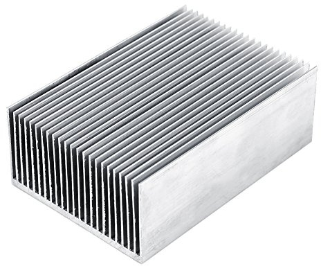 WPKD BLUEIY 1 Stück Aluminium-Kühlkörper, Mehrzweck-Kühlkörper, Leicht, Kühlkörper für LED-Verstärker, Transistor-IC-Modul, 100 X 69 X 36 Mm
