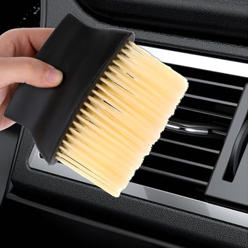 Psyqtsuary 2 Stück Auto Reinigungsset Innenraum, Auto Zubehör Bürste Staubpinsel Staubbürste Staubwedel Polsterbürste Reinigungstaubentfernung für Armaturenbrett, Lüftungsdüsen Und Zwischenräume