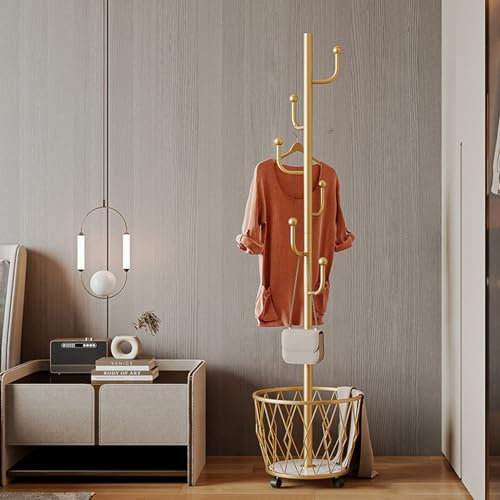 Appendiabiti moderno a forma di cactus, con 6 ganci a sfera lisci, materiale metallico, per corridoi, camere da letto e ufficio