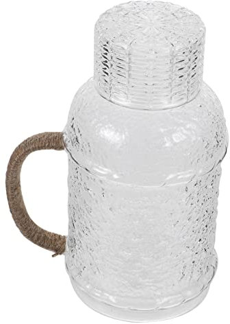 Cabilock Pich Eau Verre Simple Et Pratique Pour Verser De Eau Froide Ou Chaude Convient Aux Jus Et Boissons Maison Facile à Nettoyer Ranger