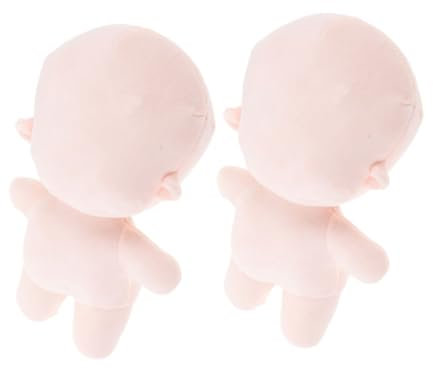 Toyvian 2stücke Weiche Kuschelpuppe Ohne Gesicht Mit Skelett Skelett Dickes Plüsch Körpermodell Zum Selbermachen Blanko Spielpuppe Für Ankleiden Und Basteln