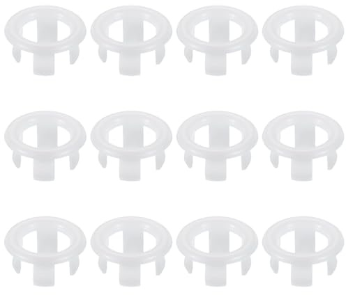PATIKIL 12 Pcs Anneau De Débordement D'évier Insertion De Garniture D'évier