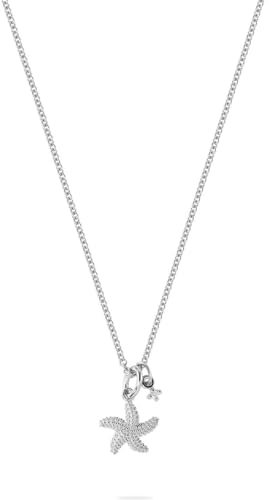 Guido Maria Kretschmer Damen-Kette 925er Silber 1 Diamant One Size, Silber 32026832