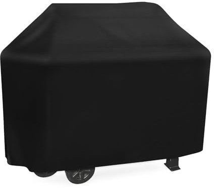 Grillabdeckung Wetterfest – Robuste Grill Abdeckung 420D Oxford, Wasserdicht & Winddicht, UV-beständig, Langlebige Grill Abdeckhaube für Gas- und Holzkohlegrills, Universal Grillhaube 132x66x109cm